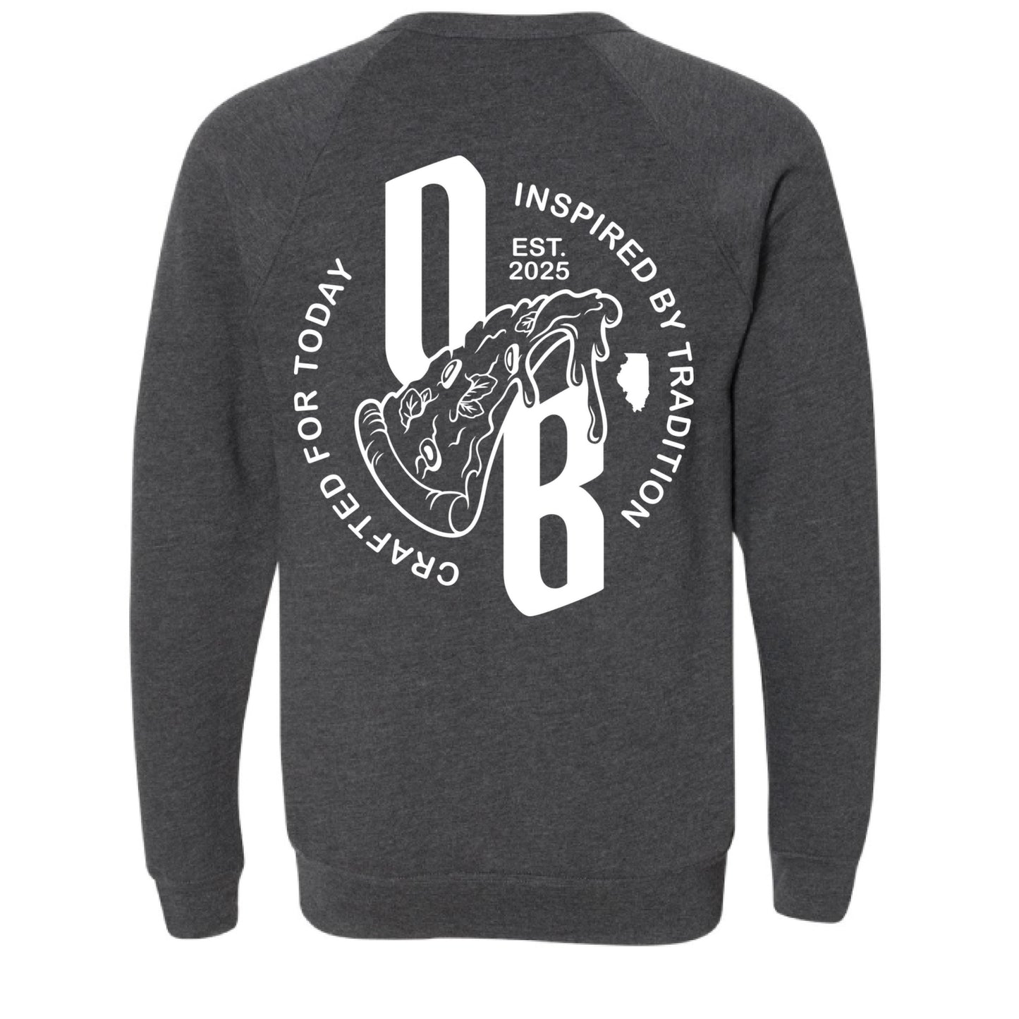 GREY ACID FLEECE - BACK