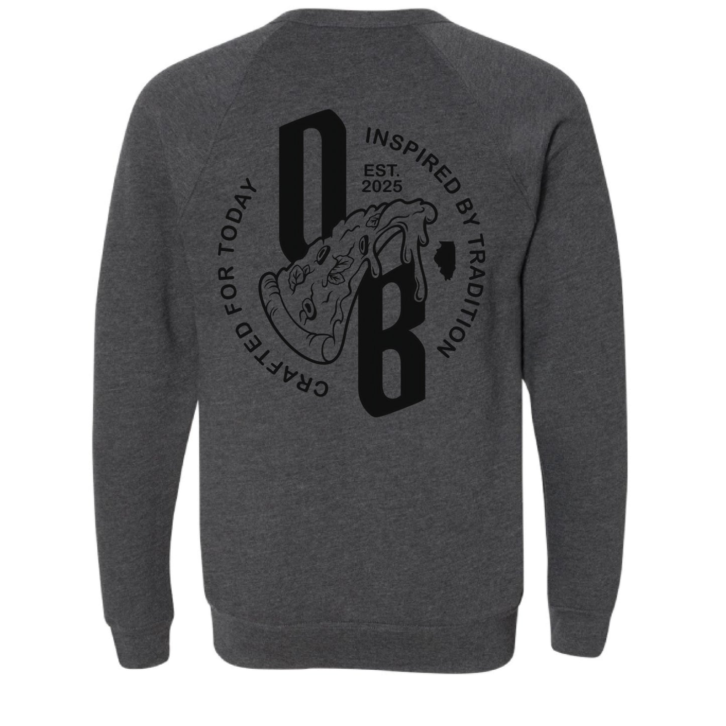 GREY ACID FLEECE - BACK