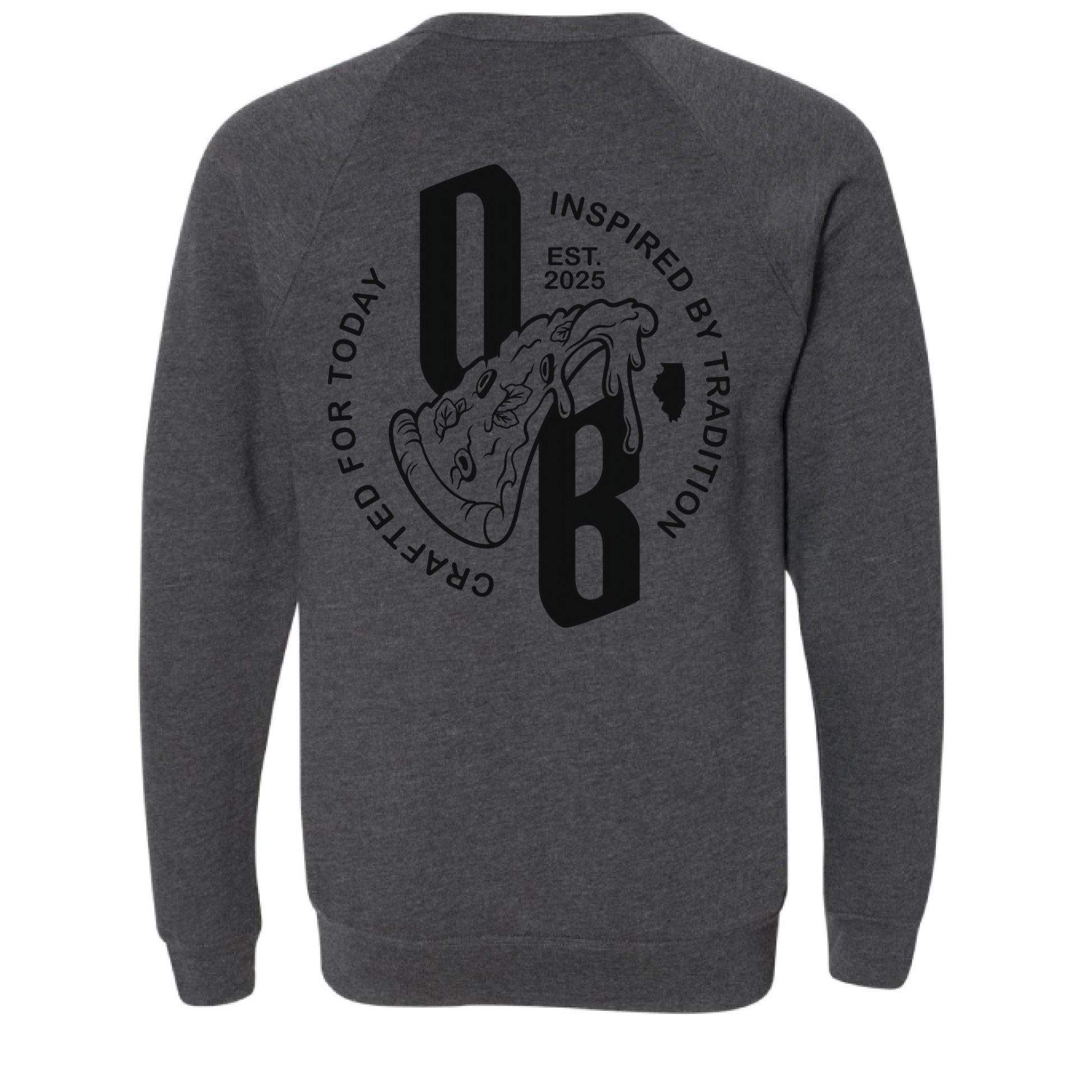 GREY ACID FLEECE - BACK