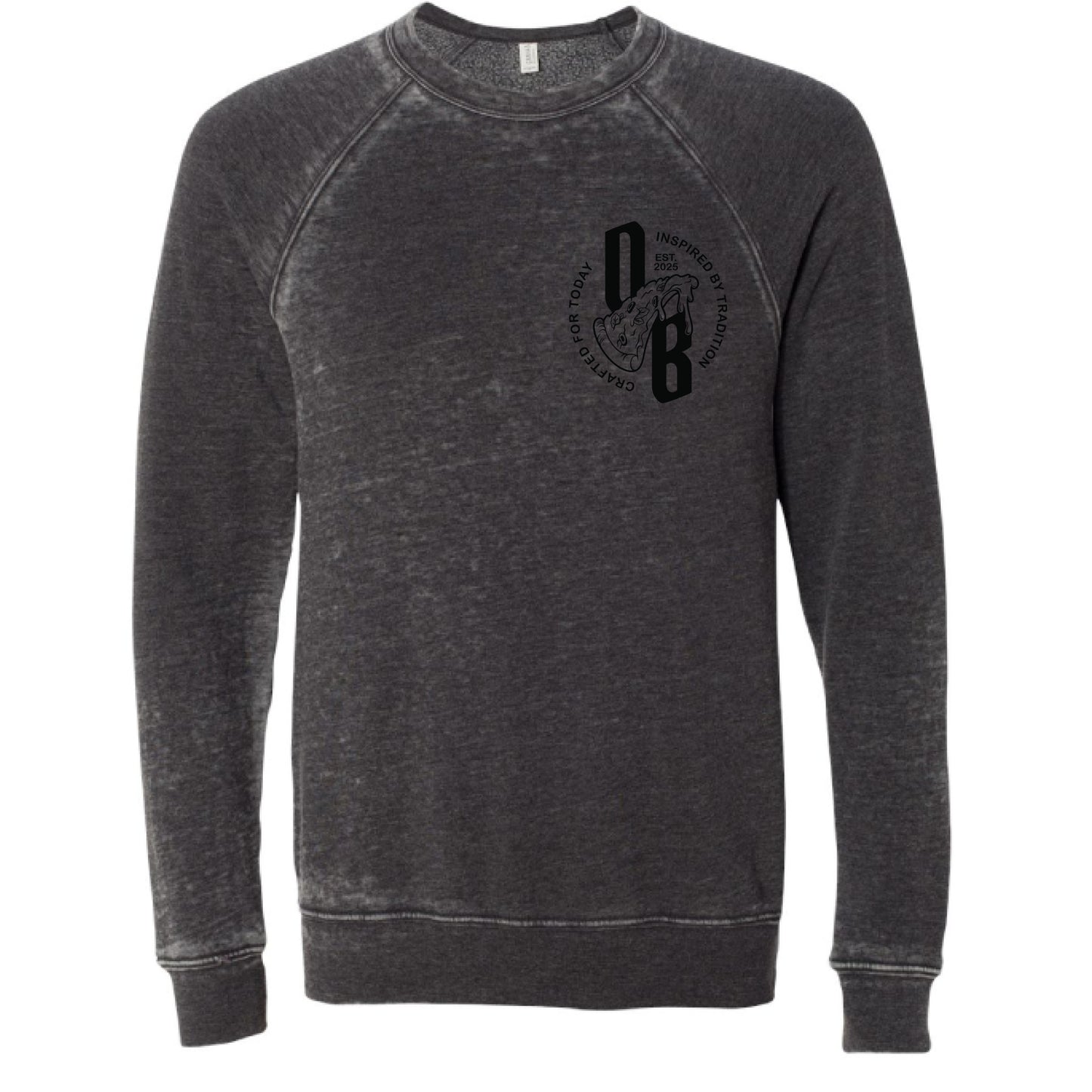 GREY ACID FLEECE - FRONT